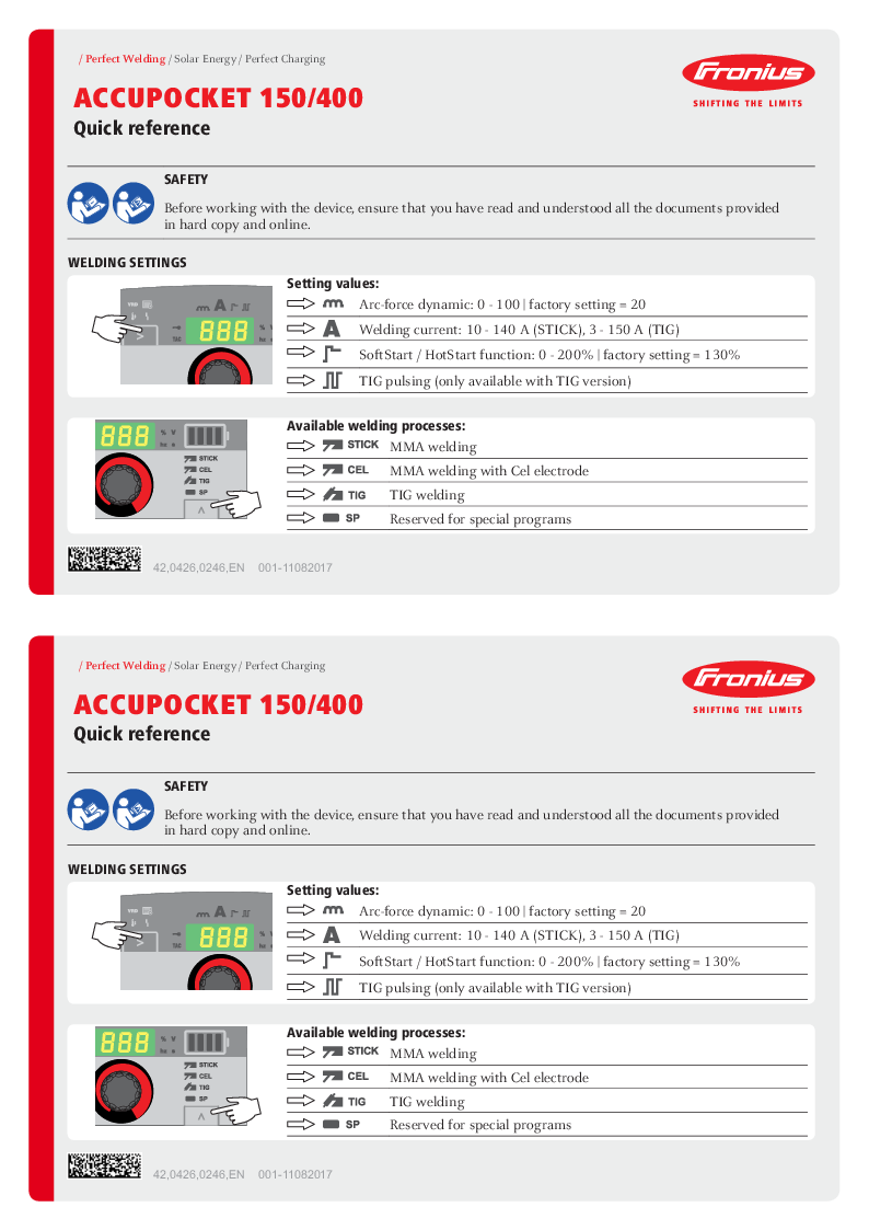 

AccuPocket 150 400 Quick Guide

