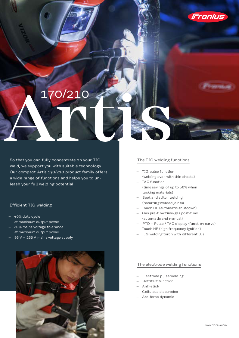 

Artis 170 210 faktaark

