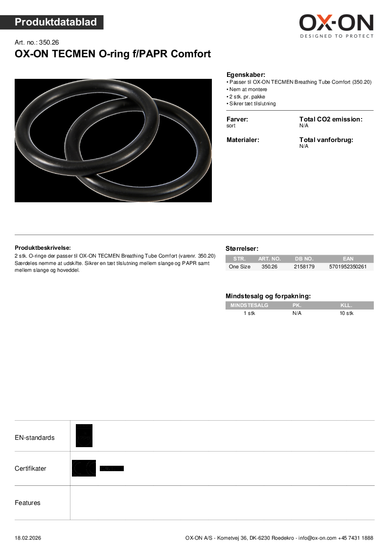 

Datablad   OX 350,26

