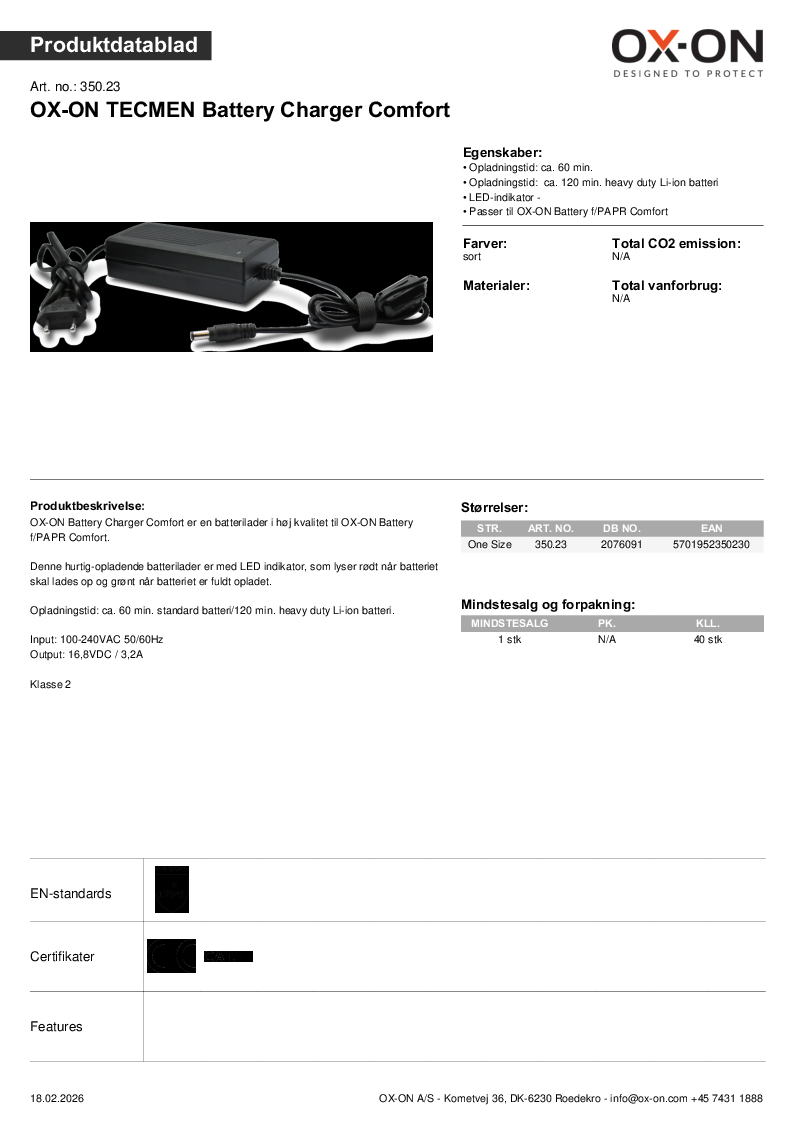 

Datablad   OX 350,23


