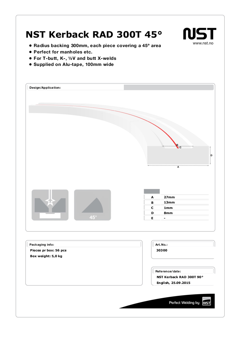 

Produktdatablad kerback rad 300t 45 english 25092015

