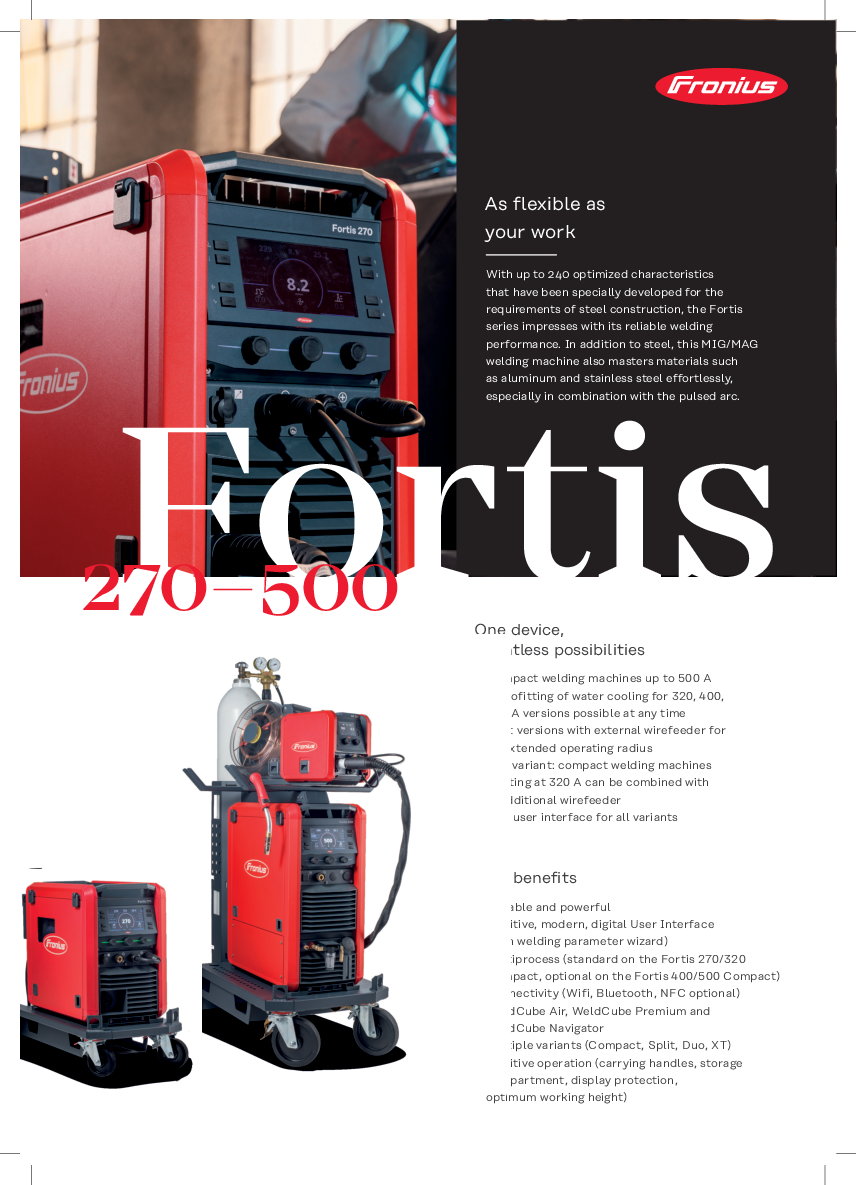 

Fortis 270 500 Faktaark

