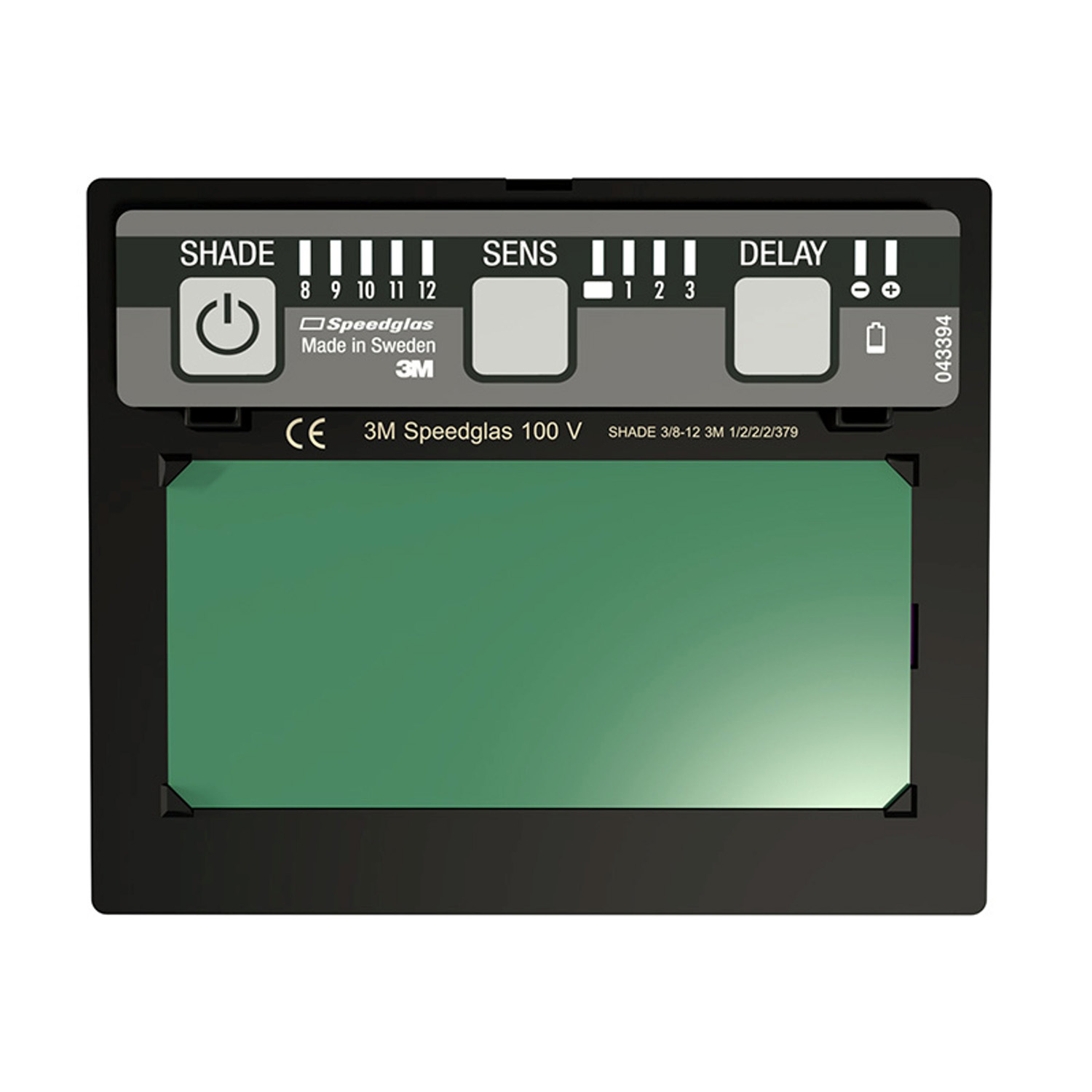 SPDGLS100V3/8-12 WLDSHLD RAZ DRAG