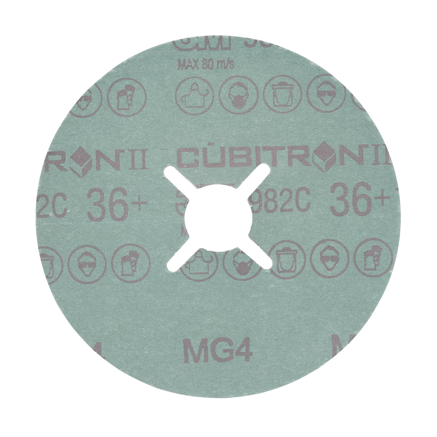 3M™ Cubitron™ II Fiberrondel 982C, 125 mm x 22 mm, 36+