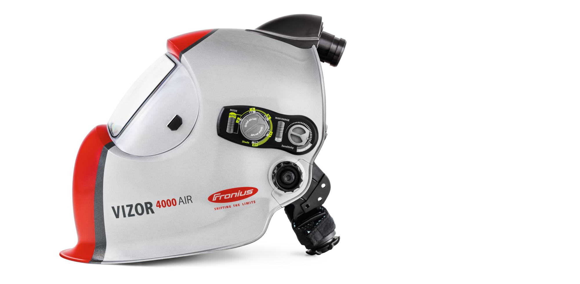 Vizor 4000 Air/3X Professional svejsehjelm med friskluftsenhed fra Fronius
