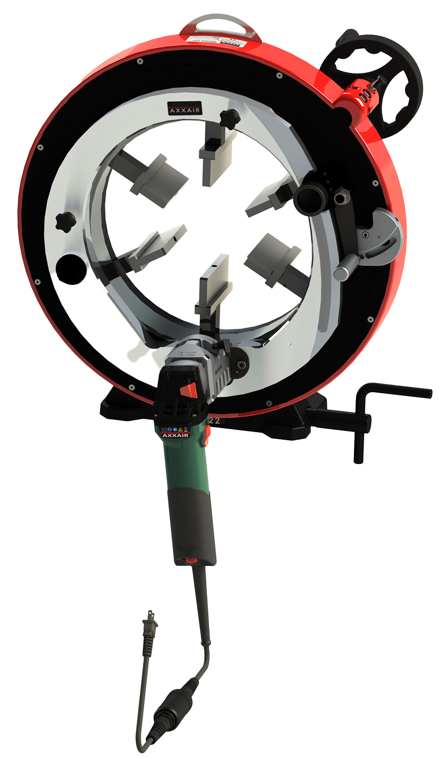 Axxair rørskærpemaskine Ø141-328 mm