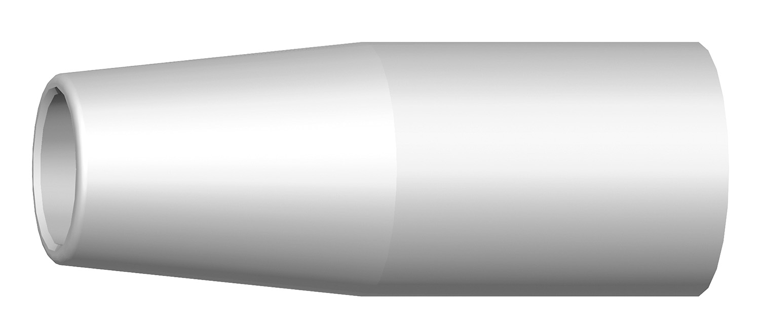 

Gasdyse ABIMIG A155 cylindrisk Ø17mm (1 ps á 5 stk)