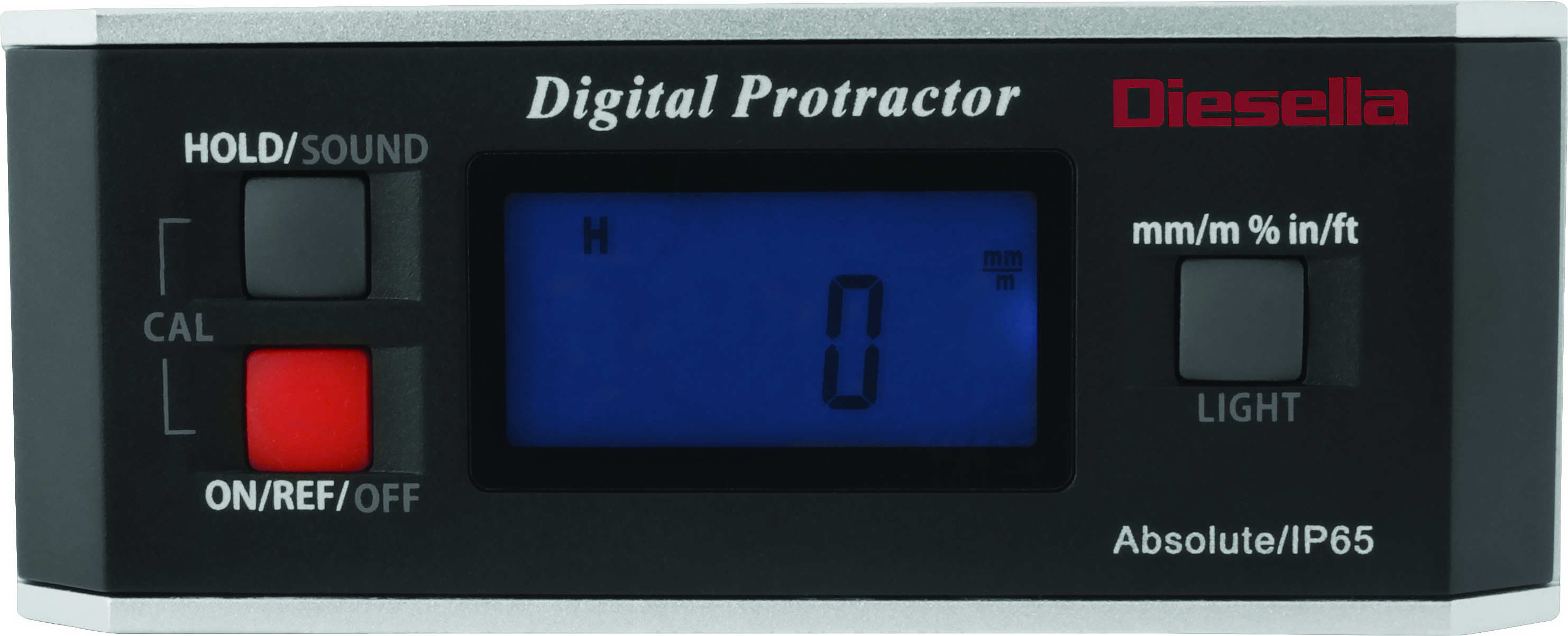 

Digital vaterpas IP65 150 mm/0,05° 4x90° med stort LCD display