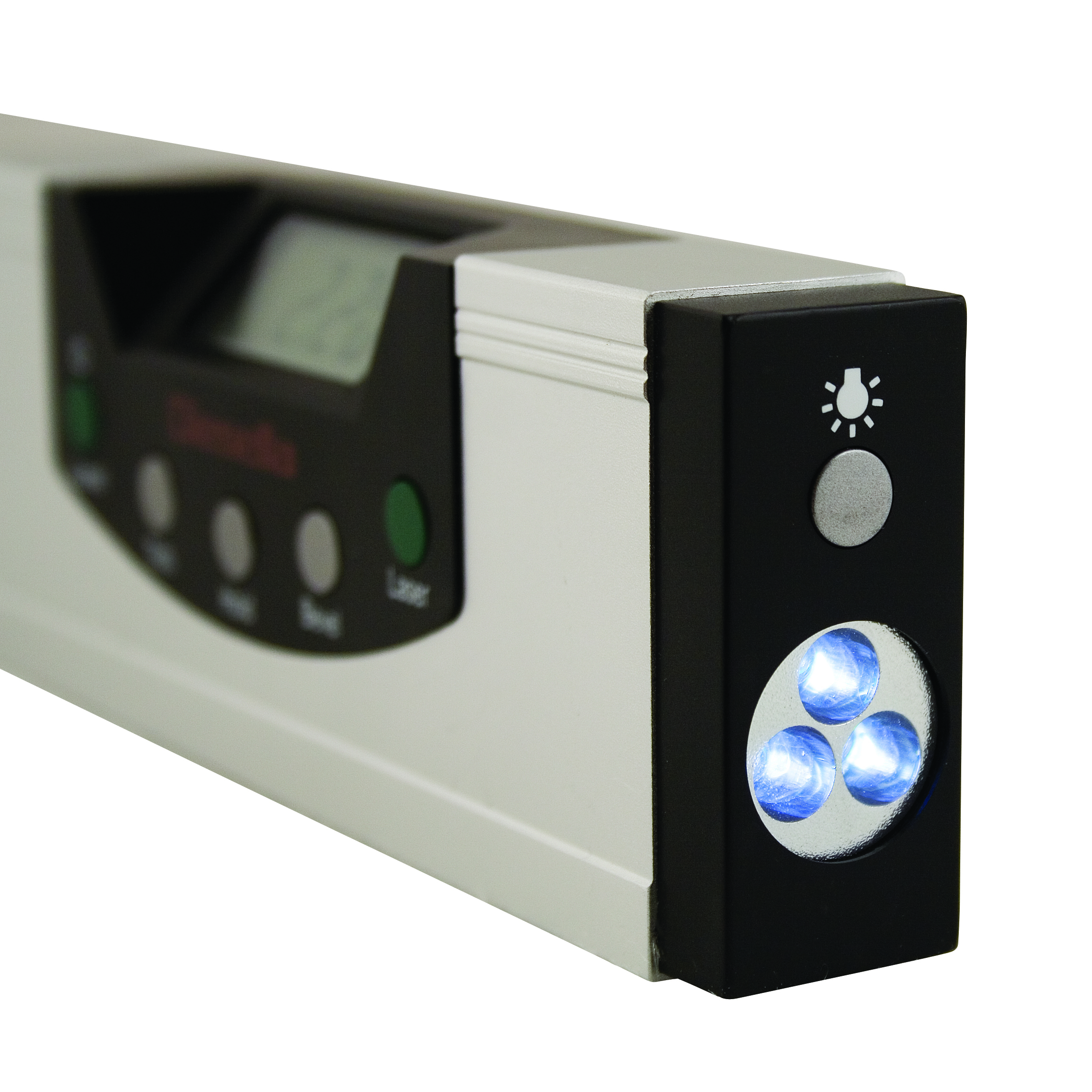 Digital vaterpas 150 mm/0,05° med +-laser- og LED lys