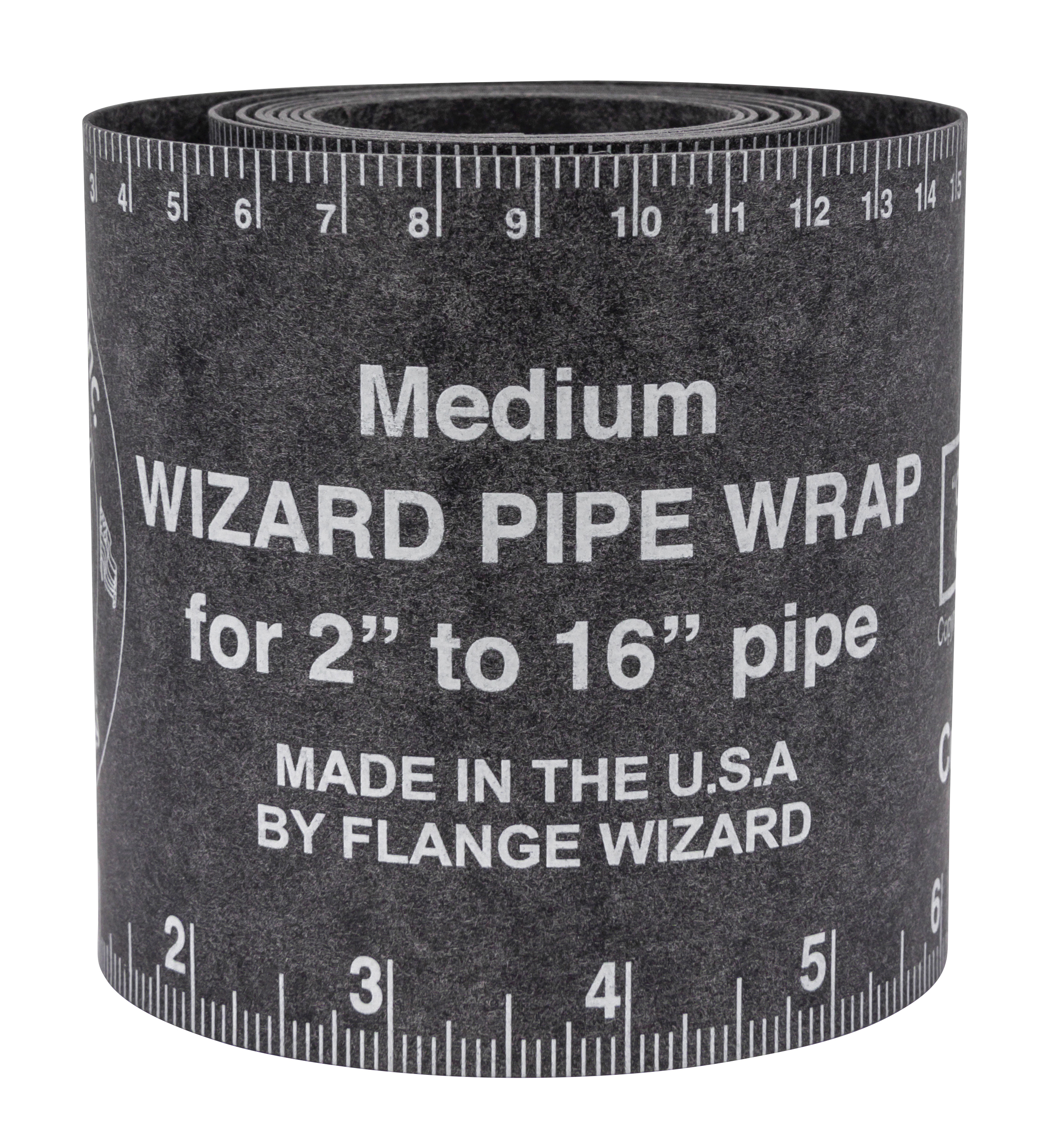 FLANGE WIZARD Wrap-Around WW-17 Medium for 2"-16" rør (60" Længde / 3 7/8" Bredde)