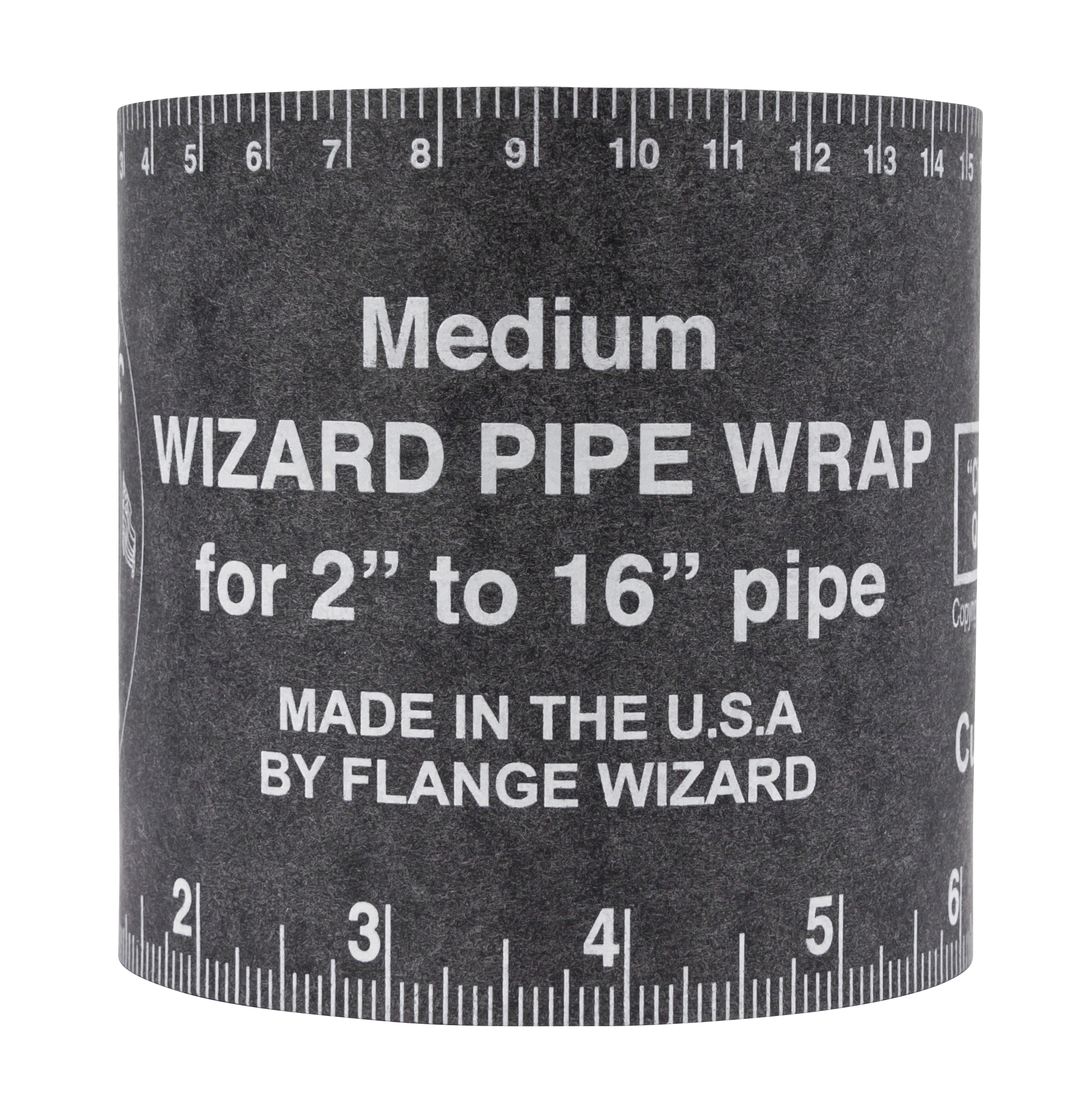 FLANGE WIZARD Wrap-Around WW-17 Medium for 2"-16" rør (60" Længde / 3 7/8" Bredde)