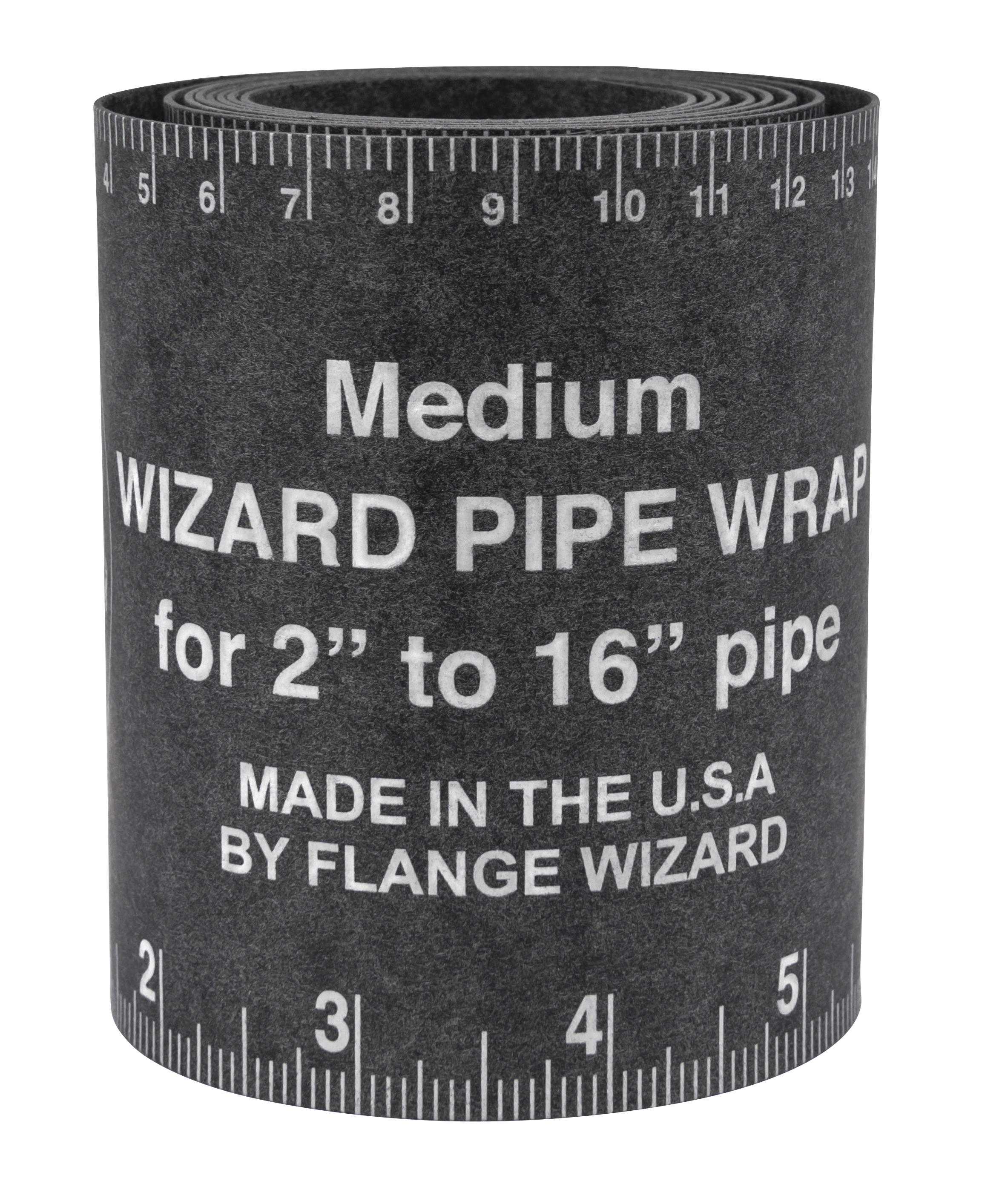 FLANGE WIZARD Wrap-Around WW-17 Medium for 2"-16" rør (60" Længde / 3 7/8" Bredde)