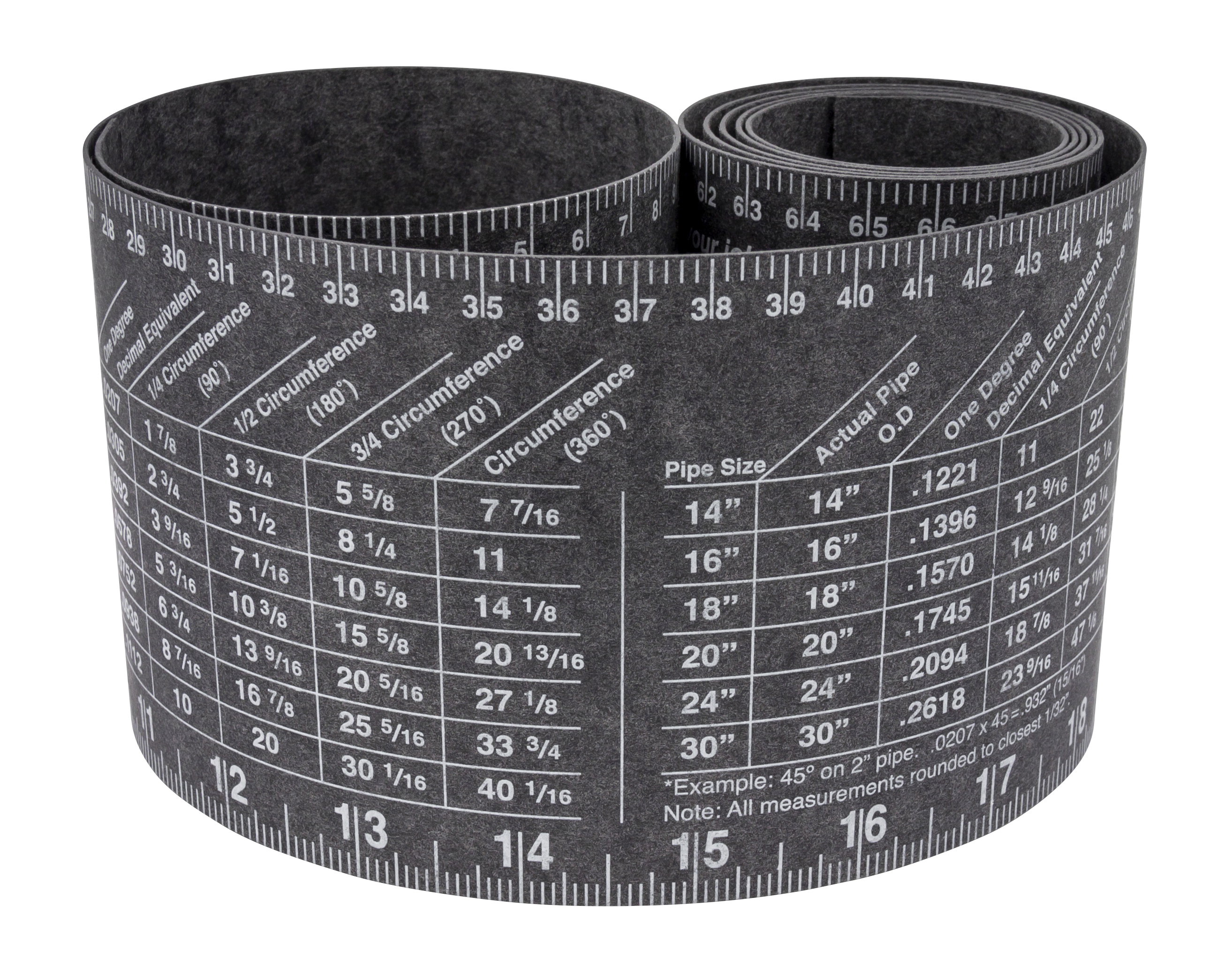 FLANGE WIZARD Wrap-Around WW-17 Medium for 2"-16" rør (60" Længde / 3 7/8" Bredde)