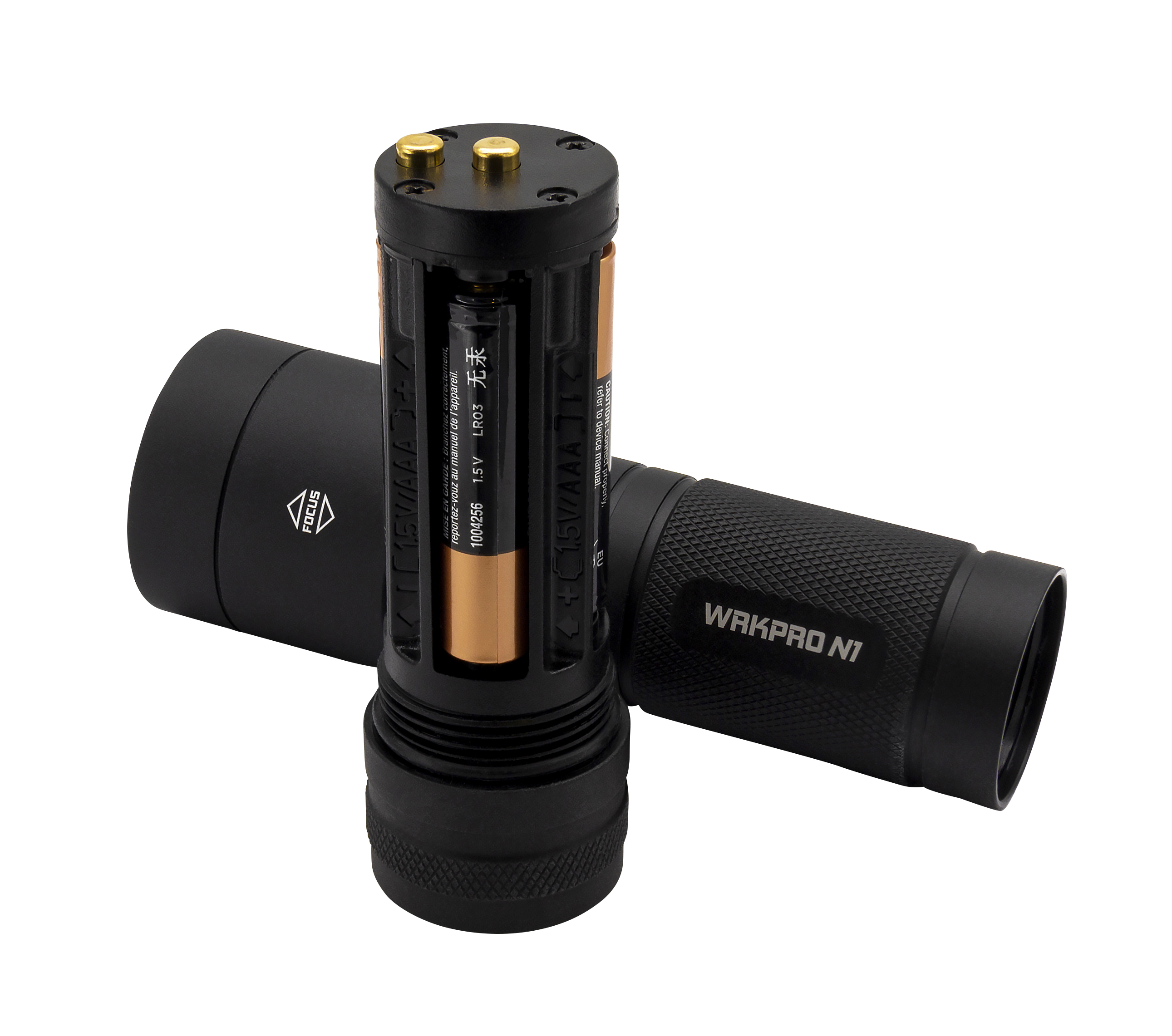 WRKPRO Stavlygte N1 450 Lumen med fokus