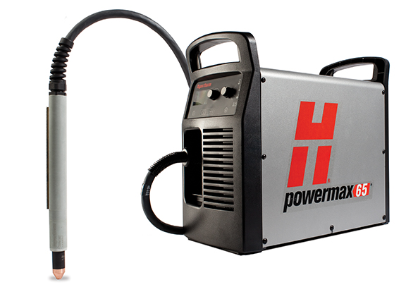 Hypertherm Powermax65 SYNC plasmaskærer inkl. 75° håndbrænder, 7,6 m