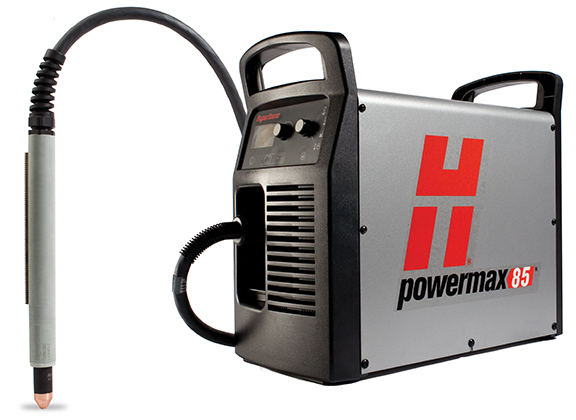 Hypertherm Powermax85 SYNC plasmaskærer inkl. 75° håndbrænder, 7,6 m